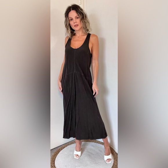 CP Shades Dresses & Skirts - CP Shades Midi Dress in Gray